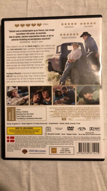 Brokenback Mountain (DVD)1